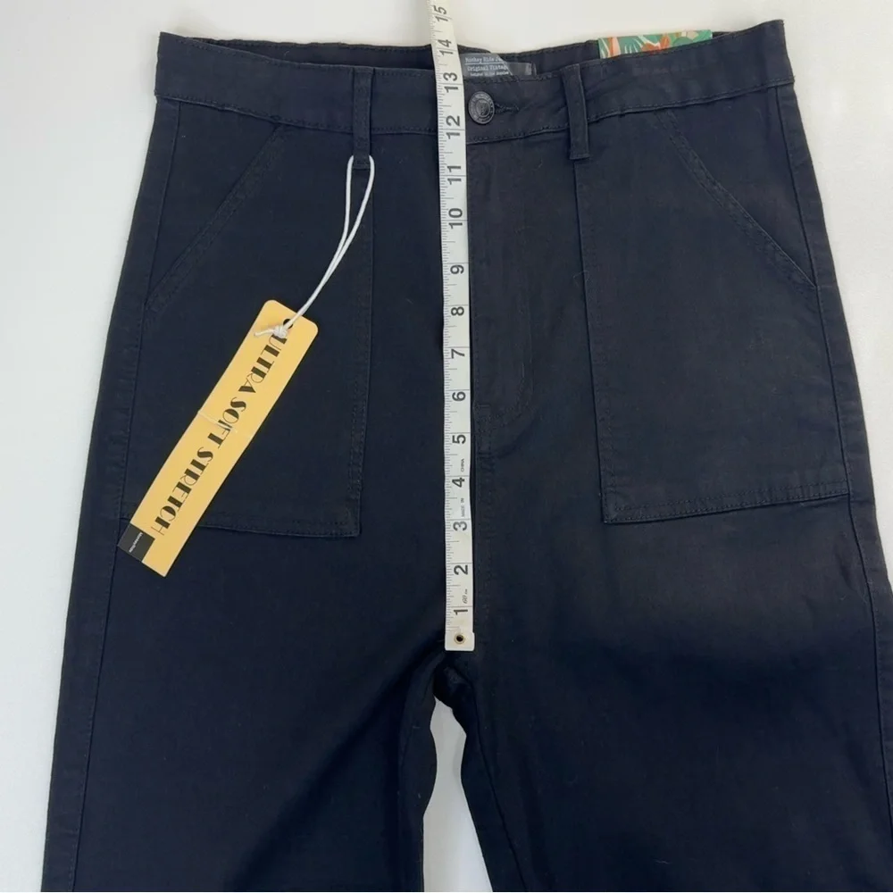 NWT Monkey Ride High Rise Trouser Flare Stretch Jeans Size 11/30